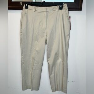JM Collection Ladies Tan Stretch Capri Pants Size 10